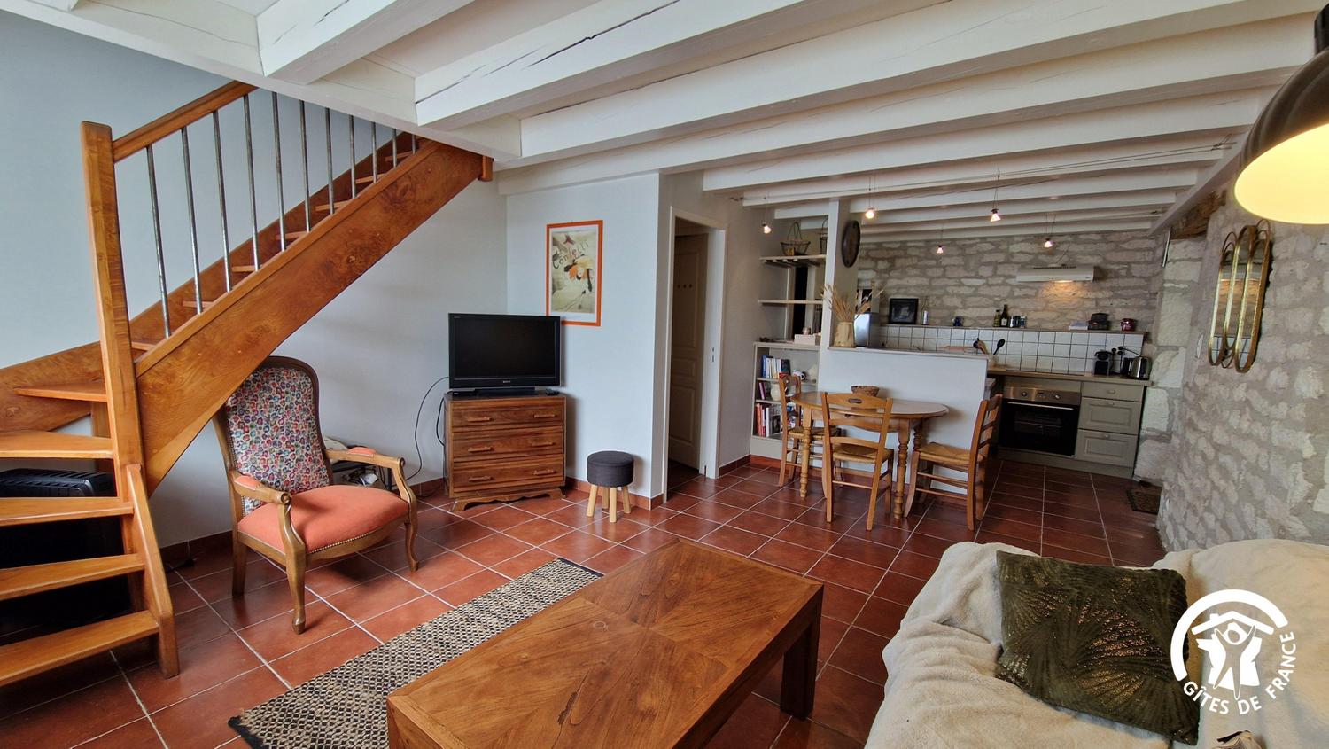 Intérieur du gîte — salon
