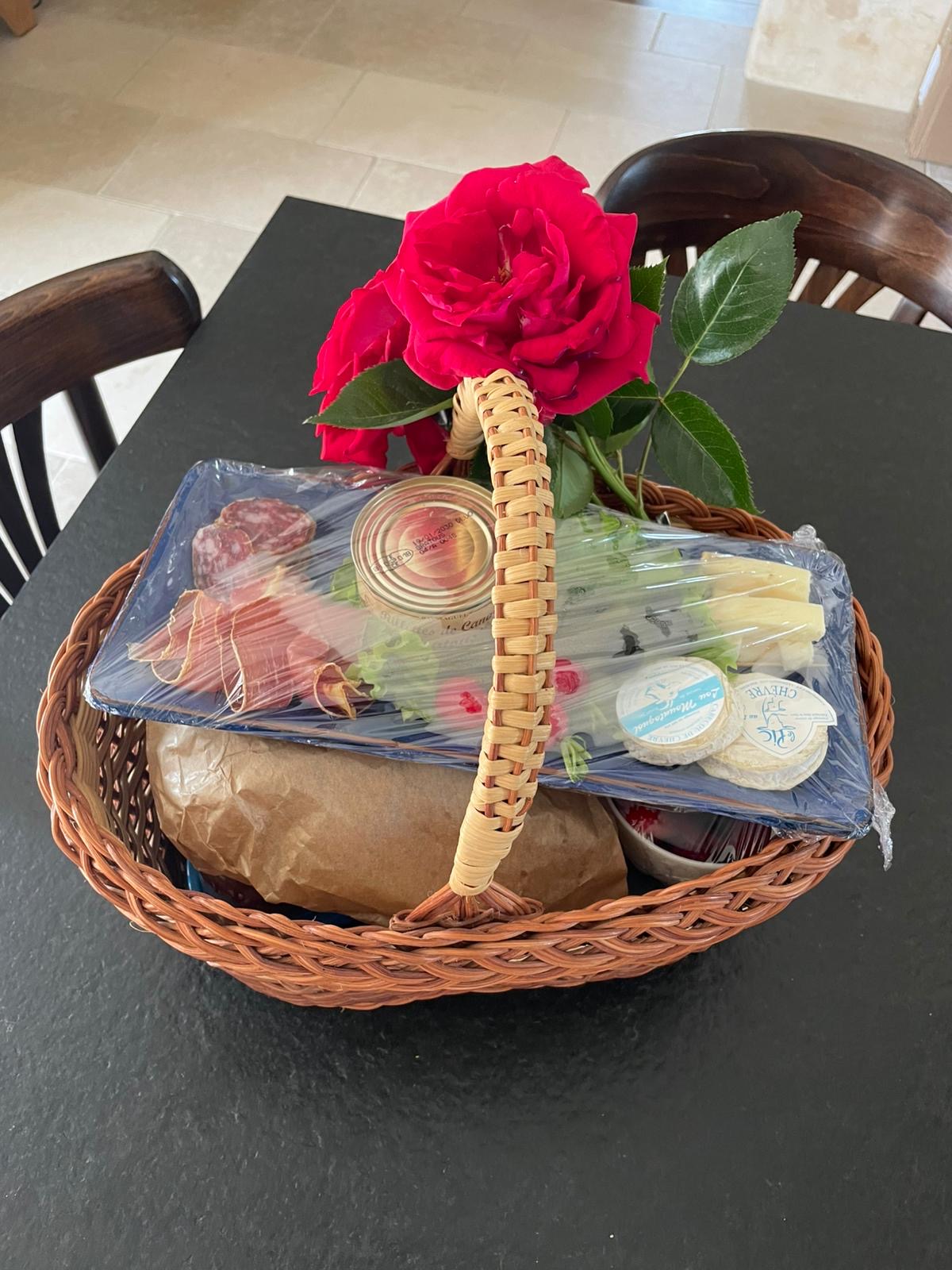 Produits locaux du panier gourmand